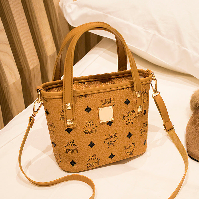 Slouchy Women's Retro Fashion Portable Printed Crossbody Bags