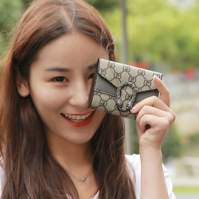 Classic Women's Popular Simple Short Three-fold Ladies Wallets