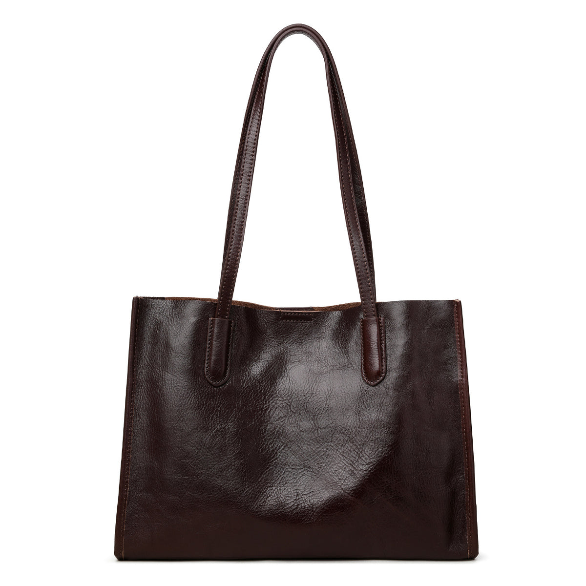 Women's Light Luxury Minority One Genuine Leather Big Large Bags