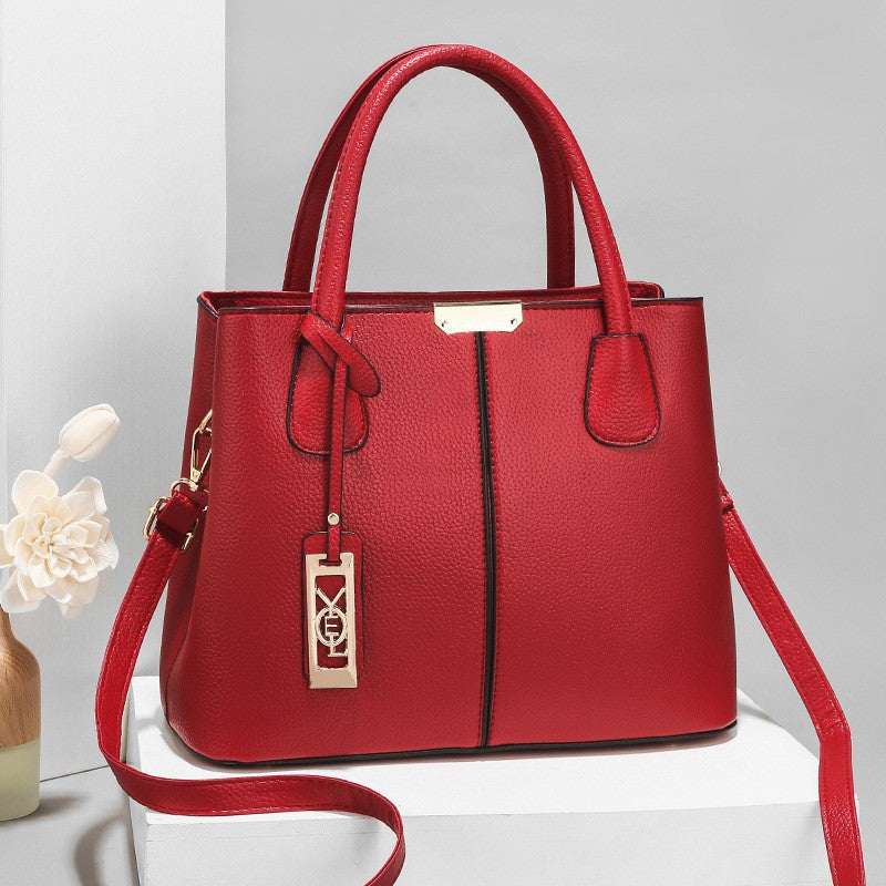 Women's Spring Iron Pendant Decorative Large Capacity Handbags