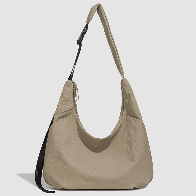 Women's Be Underarm Solid Color Large Capacity Women's Shoulder Bag
