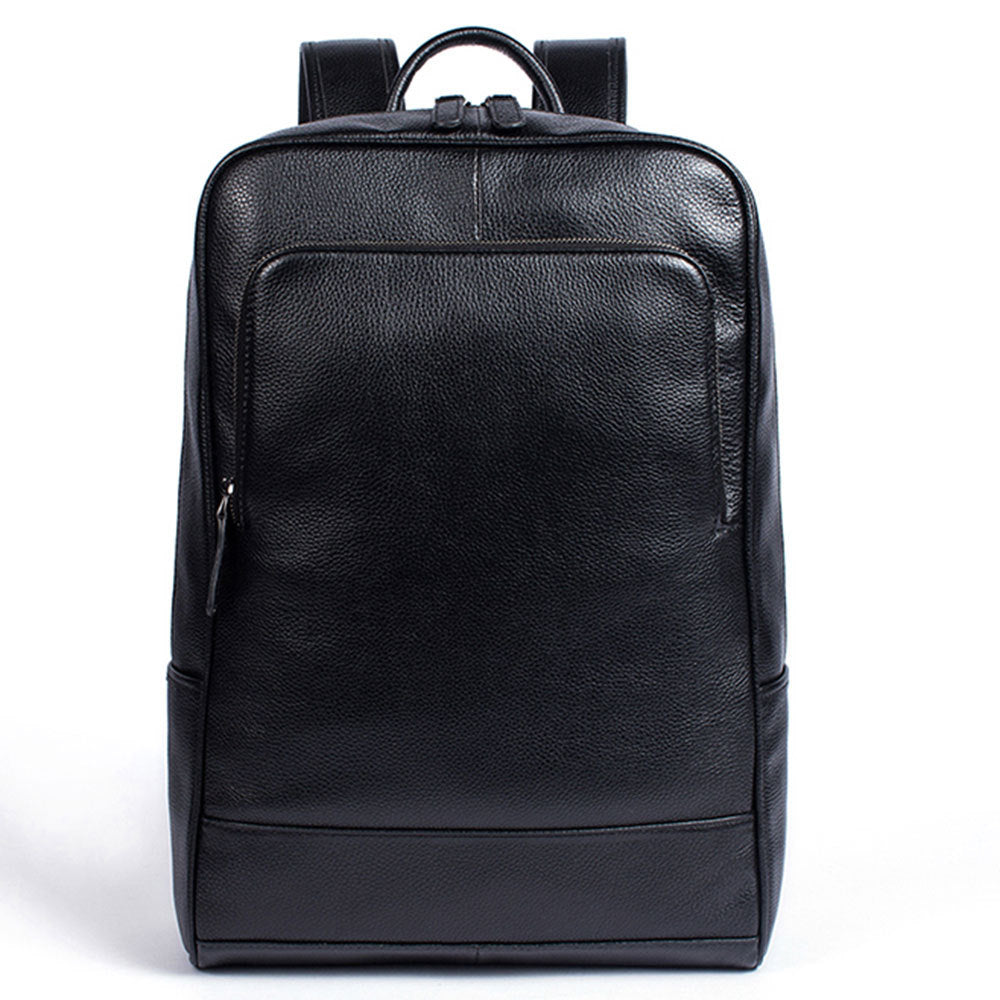 Men's Leather Computer Color Vegetable Tanned First Backpacks