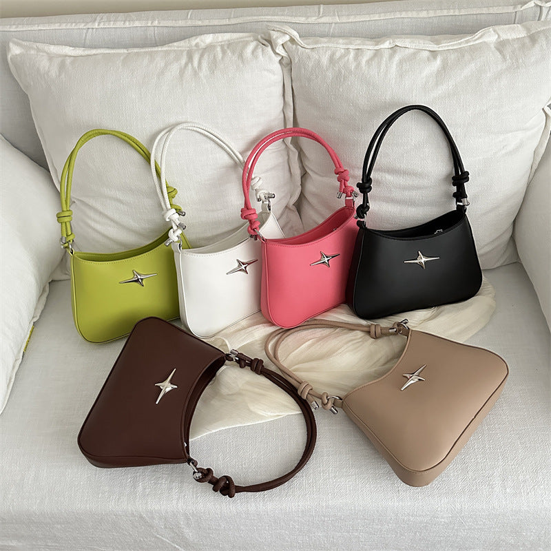 Women's Korean Style Commuter Underarm Summer Portable Shoulder Bags