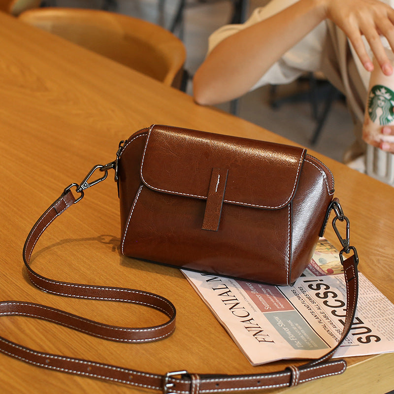 Women's Summer Shell Niche High-grade Genuine Crossbody Bags