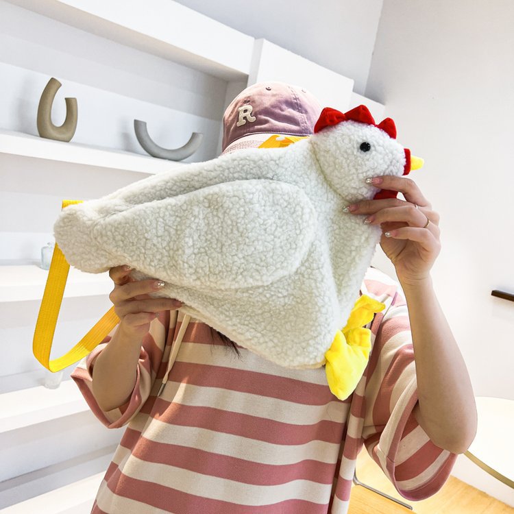 Tide Plush Animal Fur Female Soft Shoulder Bags