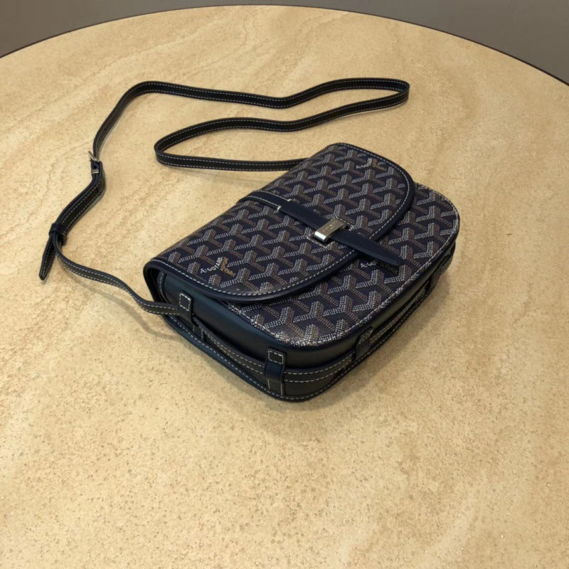 Trendy Elegant Classic Saddle Dog Teeth Bags