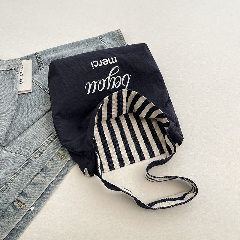 Korean Style Artistic Design Double-sided Summer Shoulder Bags