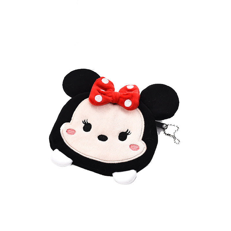 Cartoon Mini Plush Creative Cute Earphone Coin Purses