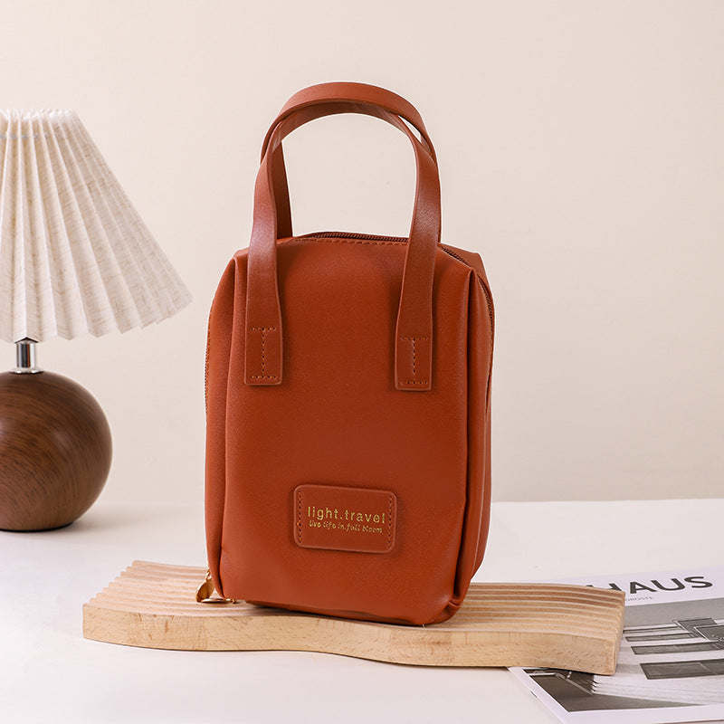 Retro Large Capacity Good-looking Double Zipper Cosmetic Bags