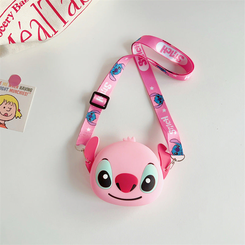 Cartoon Change Silicone Stitch Style Boy Coin Purses