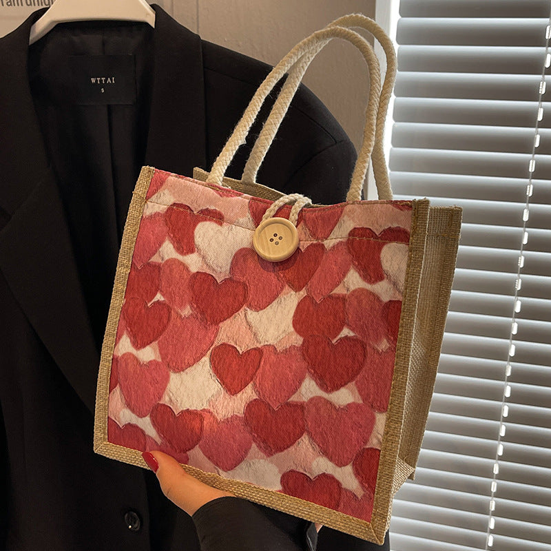Lunch Box Female Summer Outing Hand Handbags