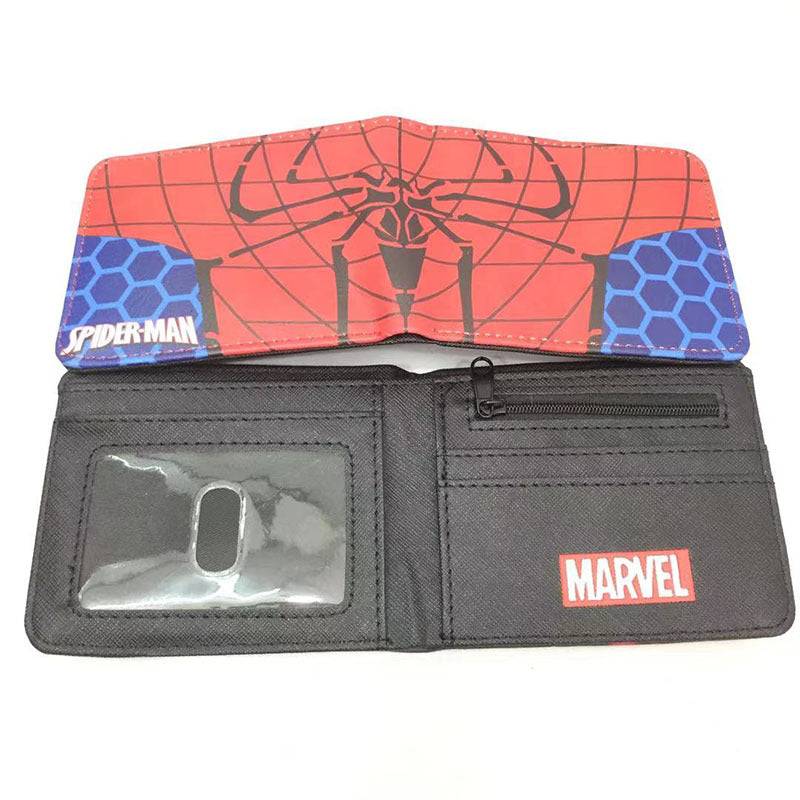 Men's Heros Short Black Spider Green Less Ladies Wallets