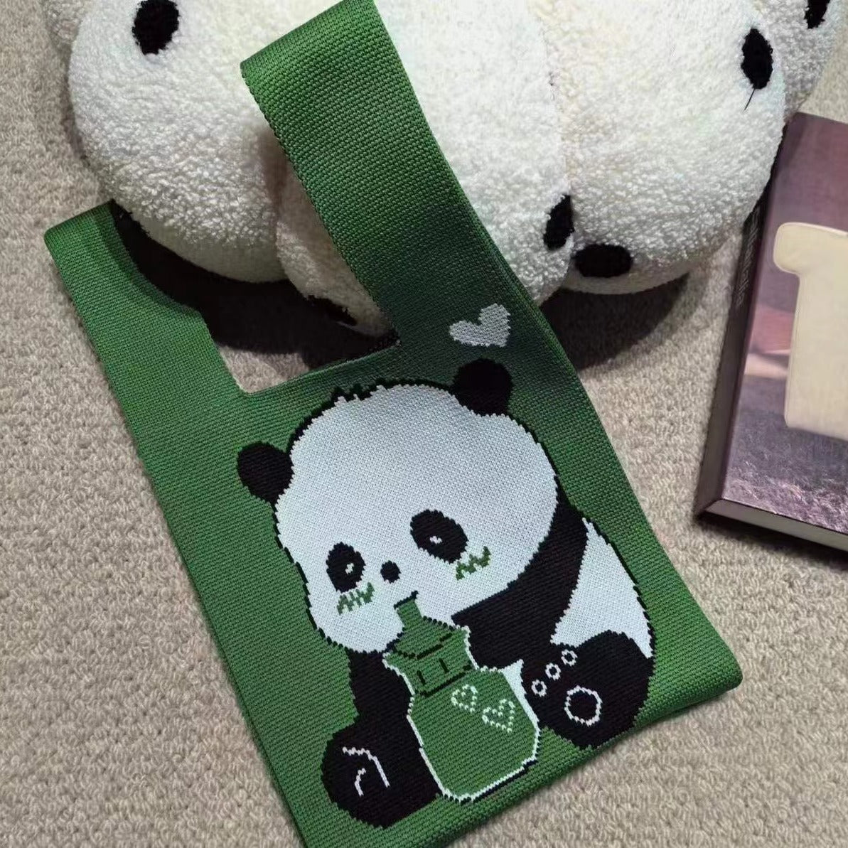 Large Capacity Hand With Gift Panda Handbags
