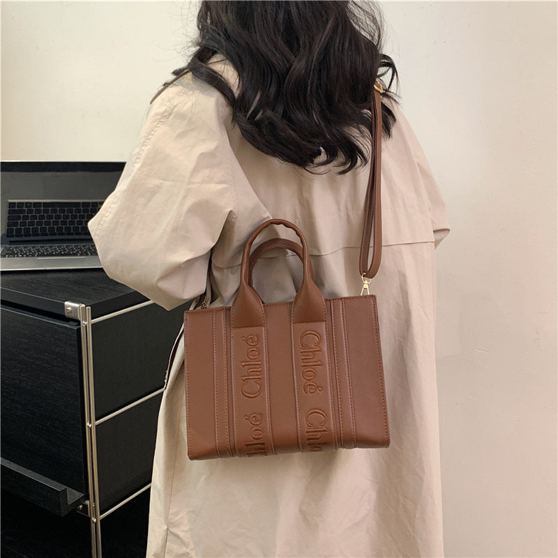 Women's Autumn Popular Letter Korean Fashion Shoulder Bags