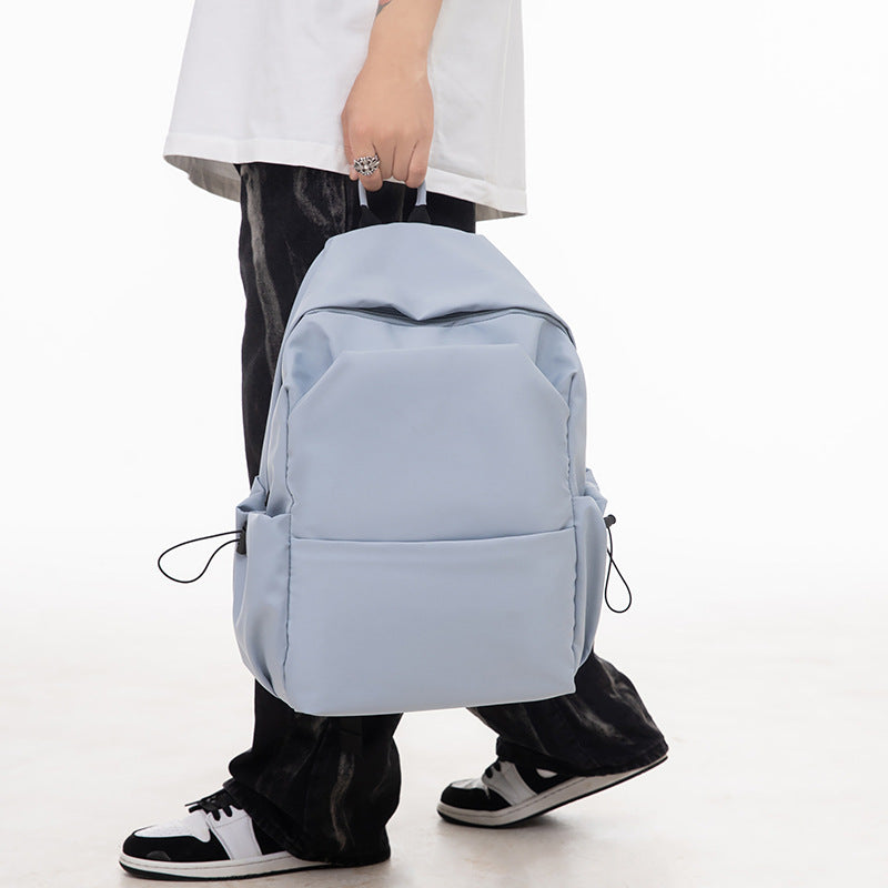Women's & Men's & Korean Style Waterproof Solid Color High Backpacks