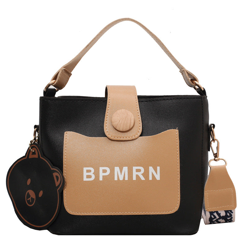 Women's Autumn Fashion Wide Strap Portable Shoulder Bags