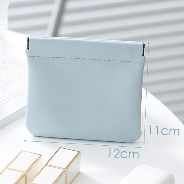 Automatic Closed Storage Portable Data Cable Cosmetic Bags
