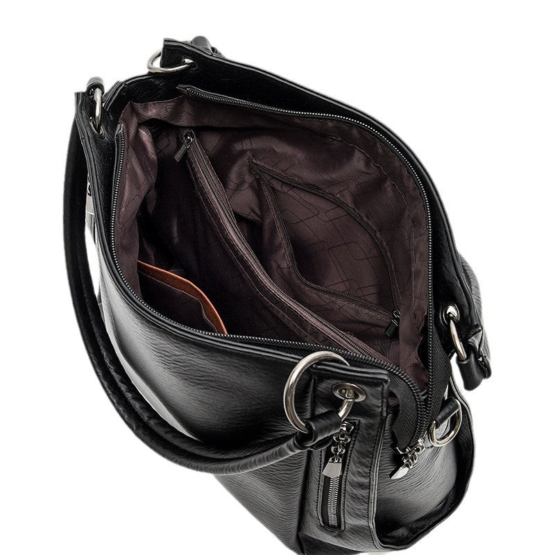 Women's Genuine Leather Soft Idle Style Large Capacity Bags