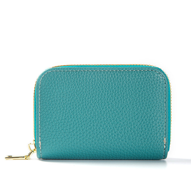 Attractive Swiping Expanding Multiple Slots Zipper Purses