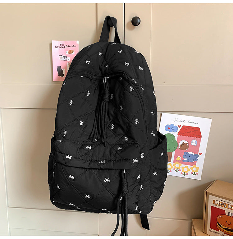 Good-looking Female Korean College Class Commuter Simple Versatile Backpacks