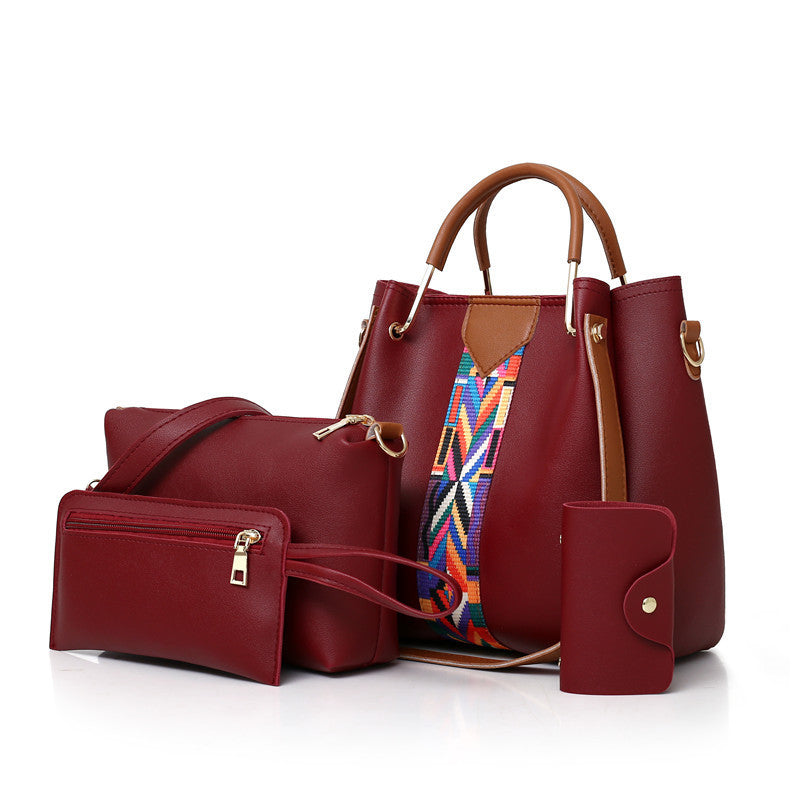 Women's Mother Large Capacity Trendy Contrast Color Bags