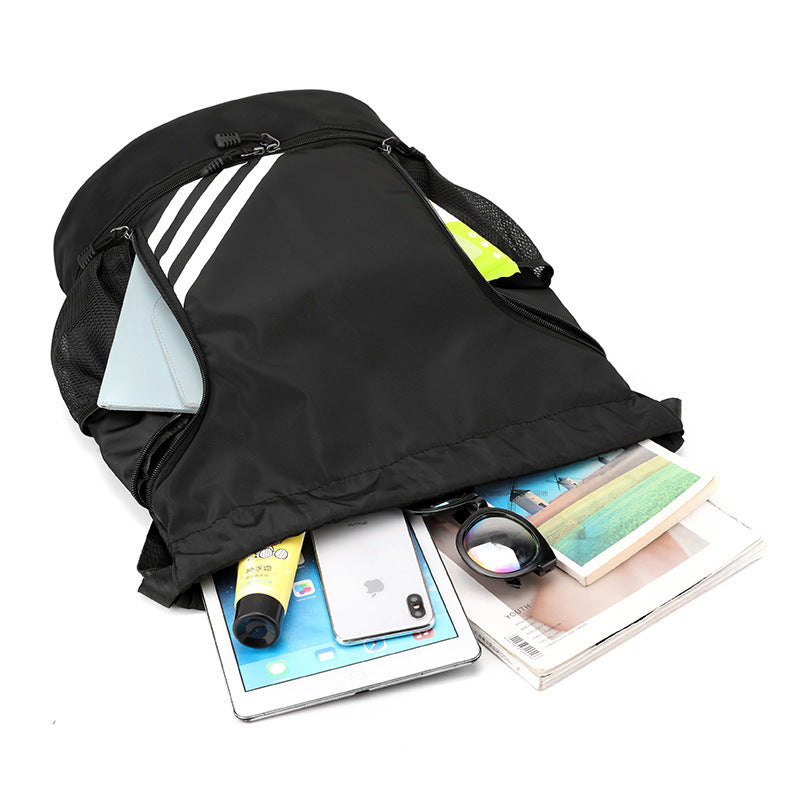 Women's Creative Drawstring Basketball Gift Printable Backpacks