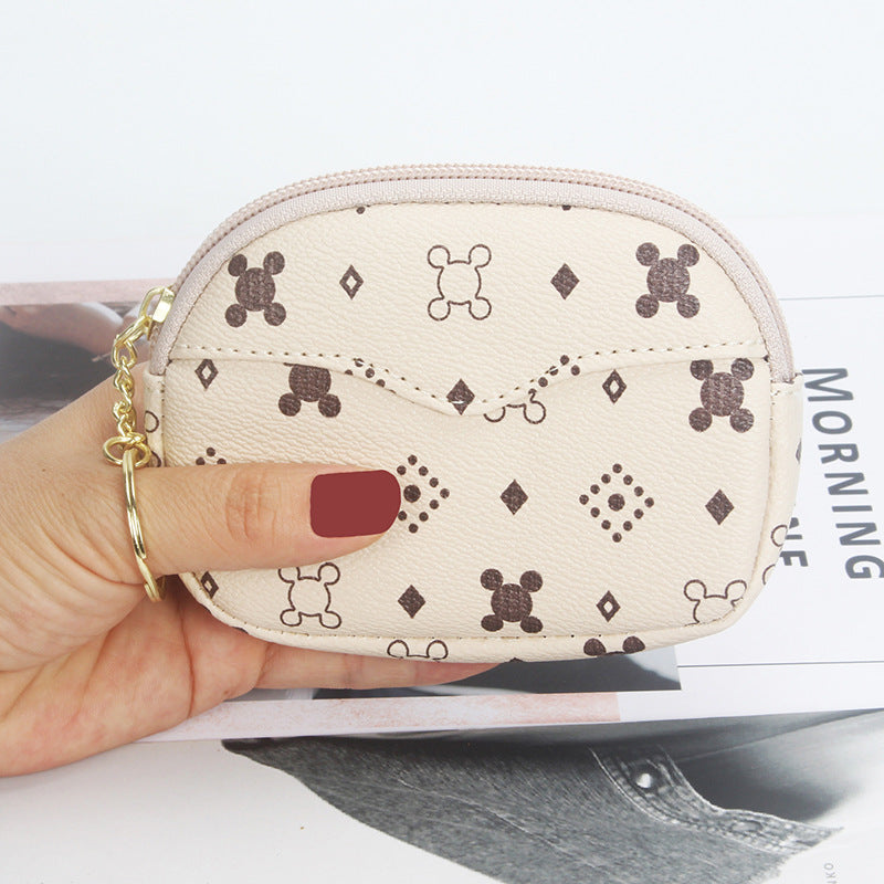 Charming Women's Fresh Sweet Beauty Printing Coin Purses