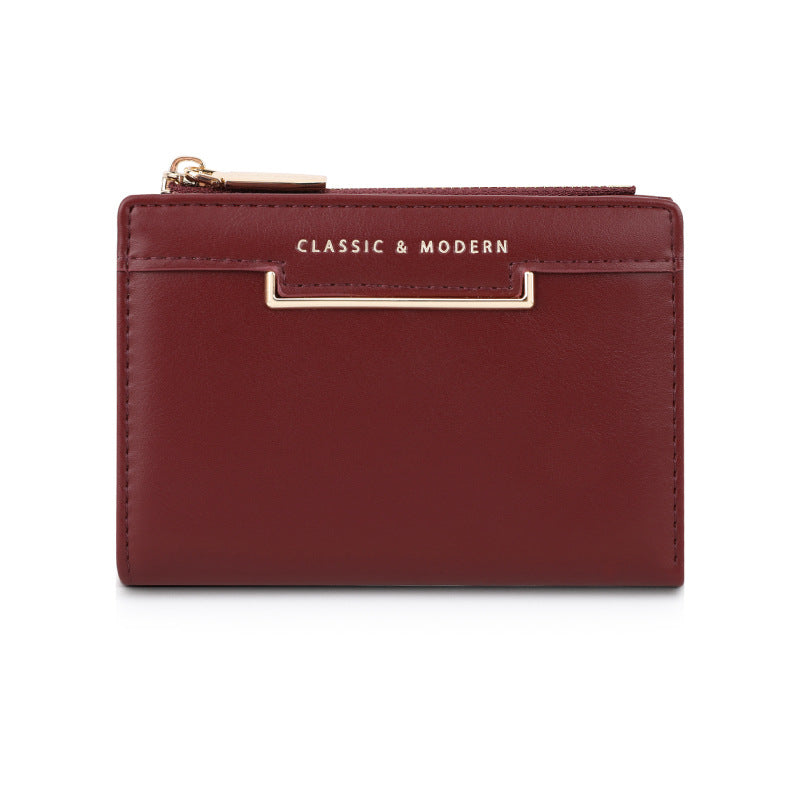 Glamorous Classic Elegant Fashion Practical Short Ladies Wallet