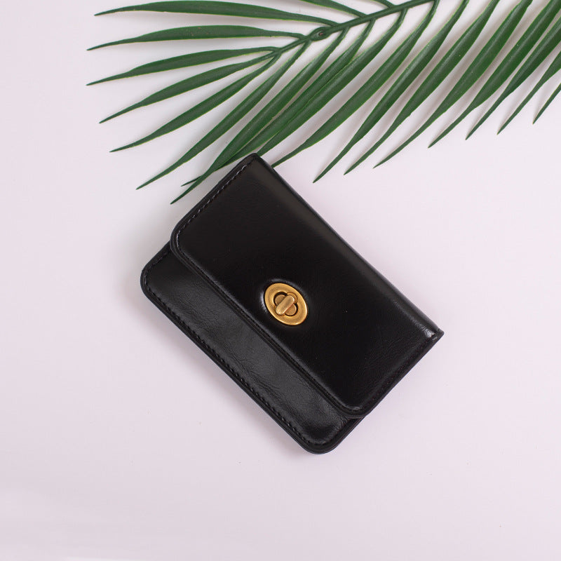 Women's Short Korean Style Simple Solid Ladies Wallets