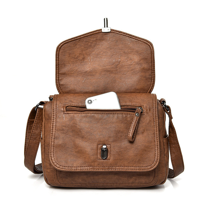 Women's Soft Leather Popular Retro Fashion Western Bags