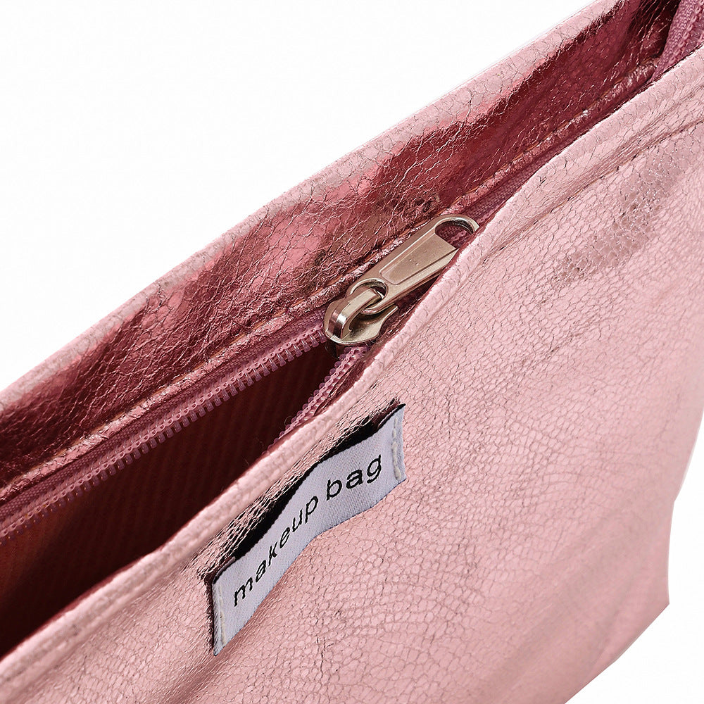 Capacity Leather High-grade Flash Portable Female Cosmetic Bags