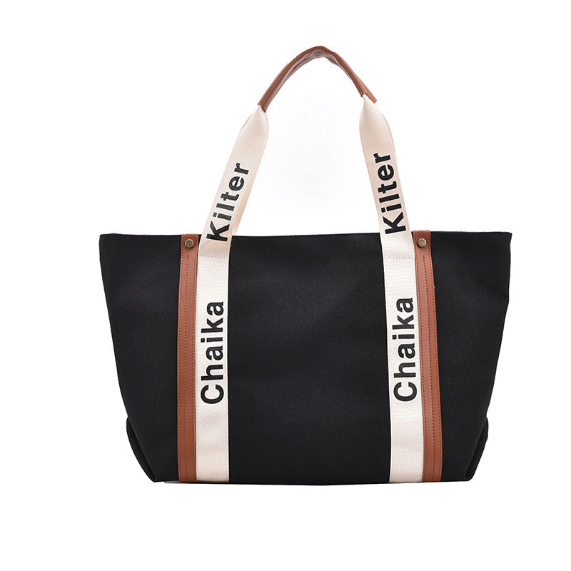 Women's Canvas Fashionable Fashion Large Capacity Portable Shoulder Bags