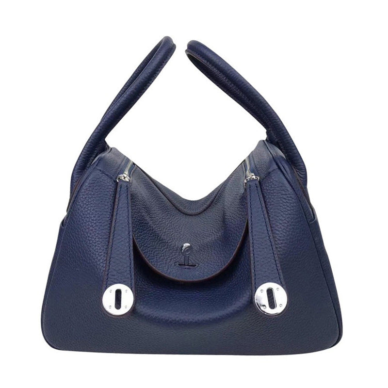 Layer Cowhide Lychee Pattern Lindy Doctor Genuine Shoulder Bags