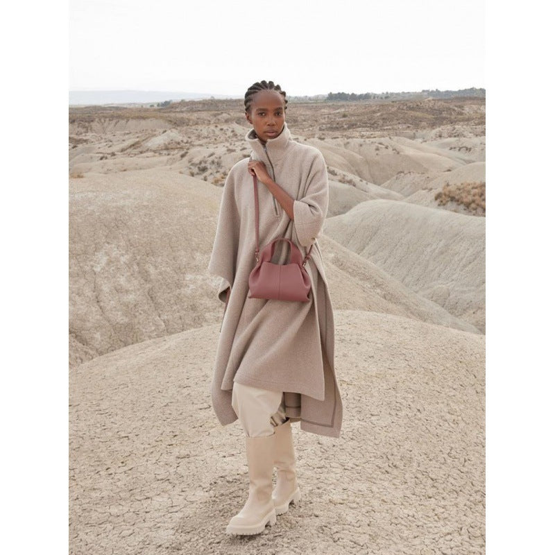 Women's French Niche Cloud Cowhide Dumpling Shoulder Bags