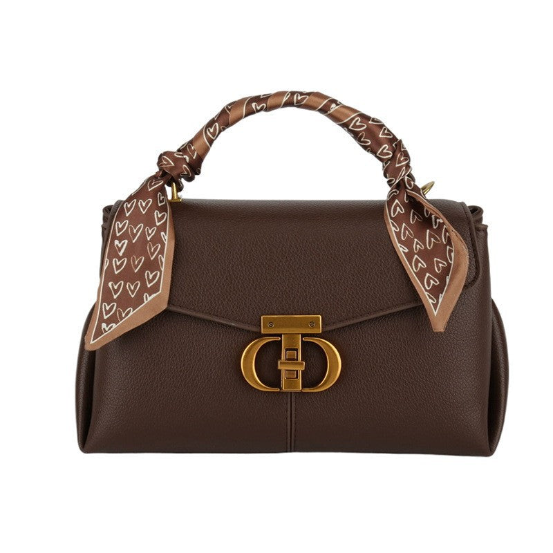 Women's Niche Retro Latch High-grade Fashion Shoulder Bags