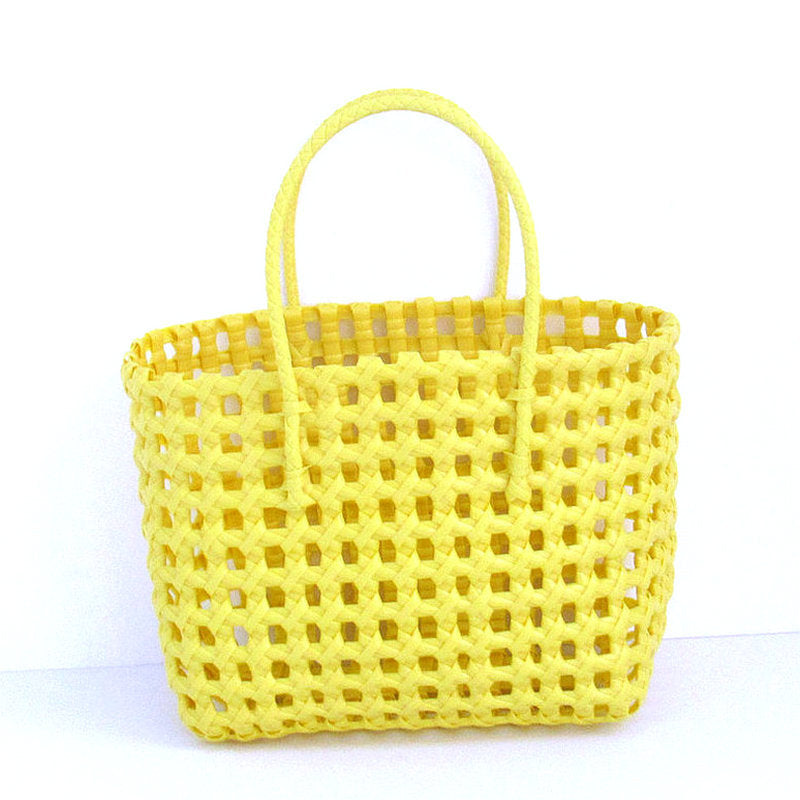 Woven Holiday Beach Hollow Out Vegetable Handbags