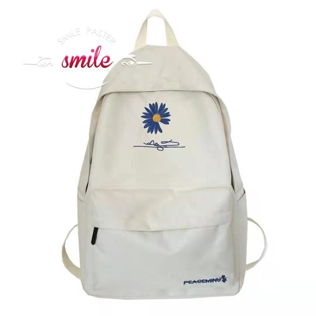 Korean Style Little Daisy Large Capacity Backpacks