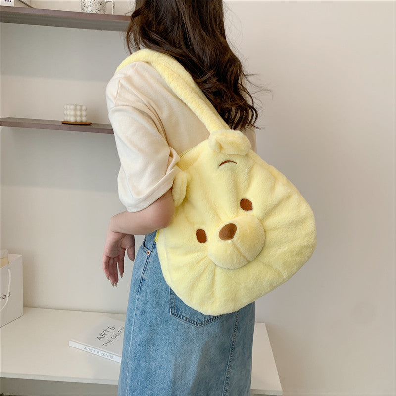 Elegant Women's Plush Clow Make-up Cute Bags