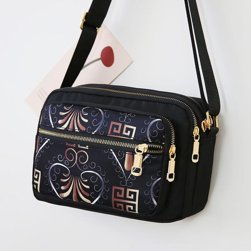 Women's Fashion Nylon Cloth Mummy Canvas Stall Shoulder Bags