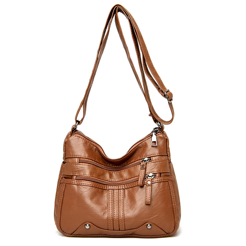 Cool Beautiful Creative Women's Soft Leather Bags