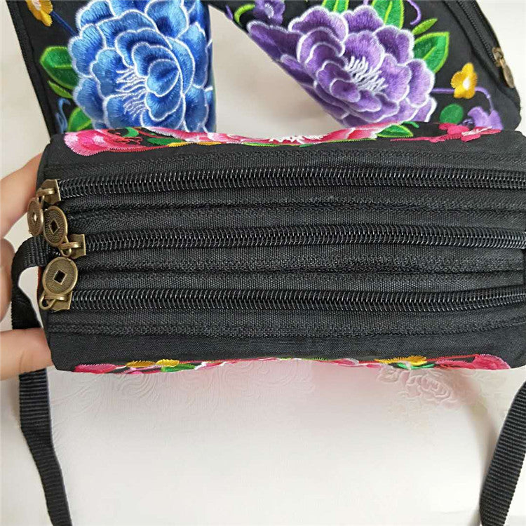 Wholesale Yunnan National Style Embroidery Clutch Crossbody Bags