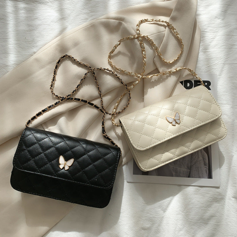 Women's Western Style Butterfly Chain Korean Fashion Shoulder Bags