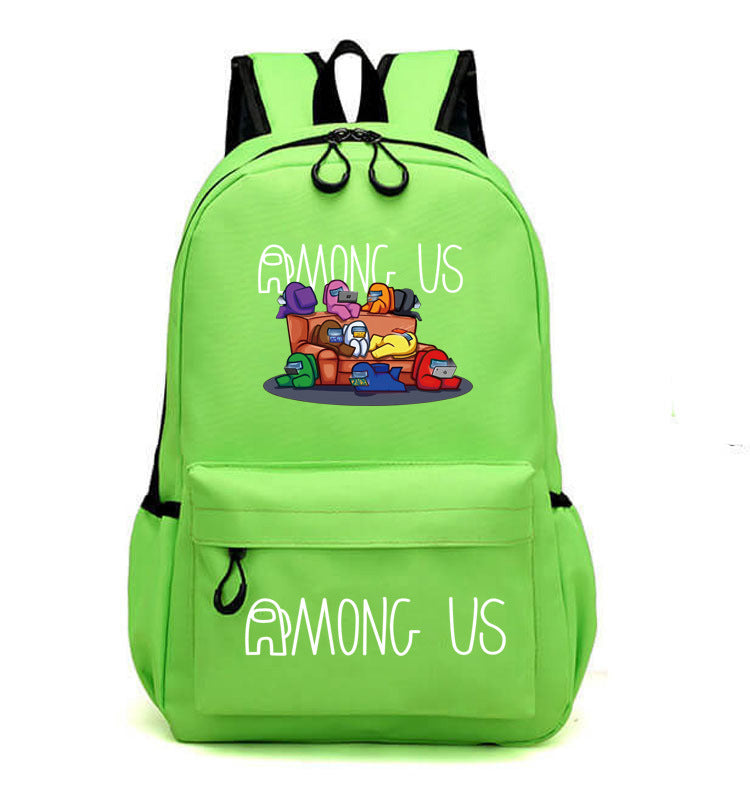 Children's Among Primary Space Werewolf Killing Surrounding The Backpacks