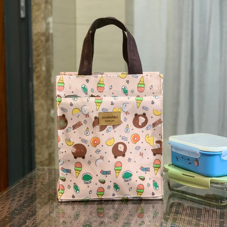 Volume Waterproof Lunch Box Snack Make-up Handbags