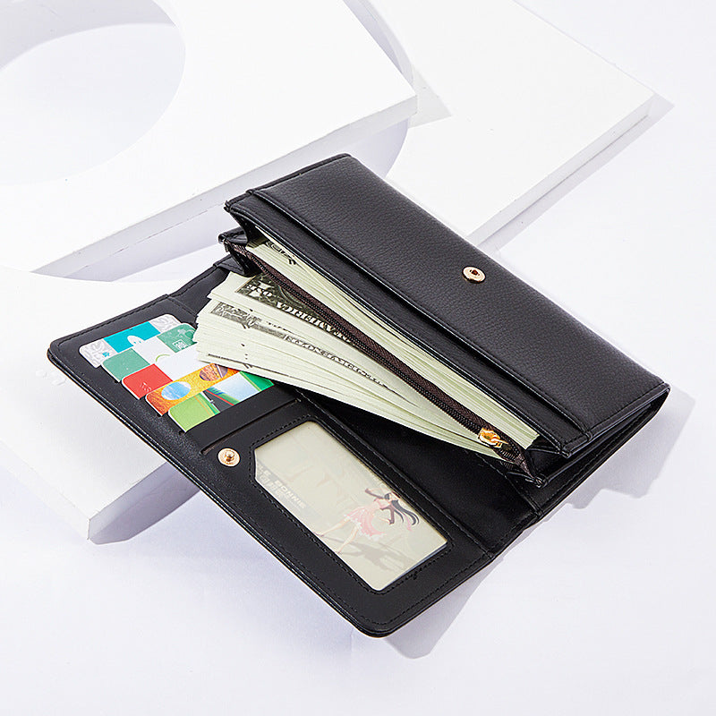 Women's Stylish Pretty Long Female Crocodile Ladies Wallets
