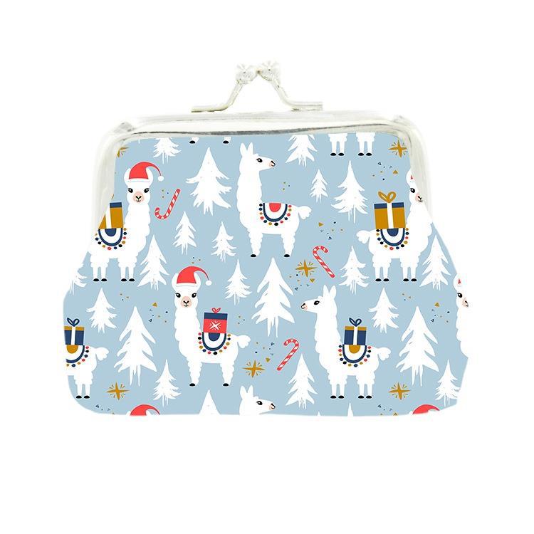 Women's Trendy Alpaca Animal Iron Jewelry Coin Purses