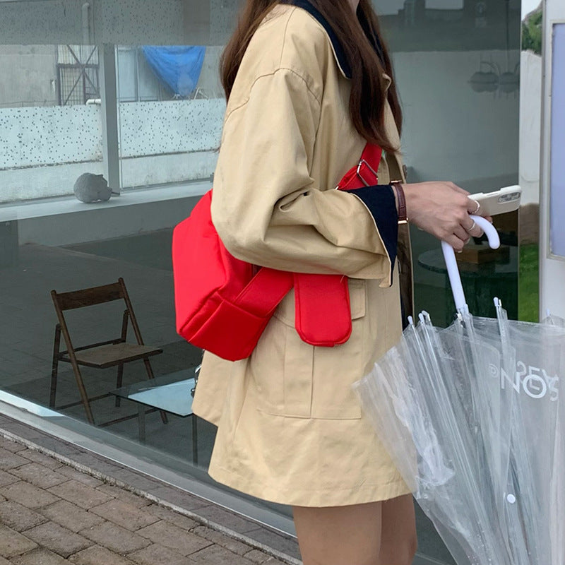 Red Toast Summer Three-dimensional Female Minority Small Square Bags