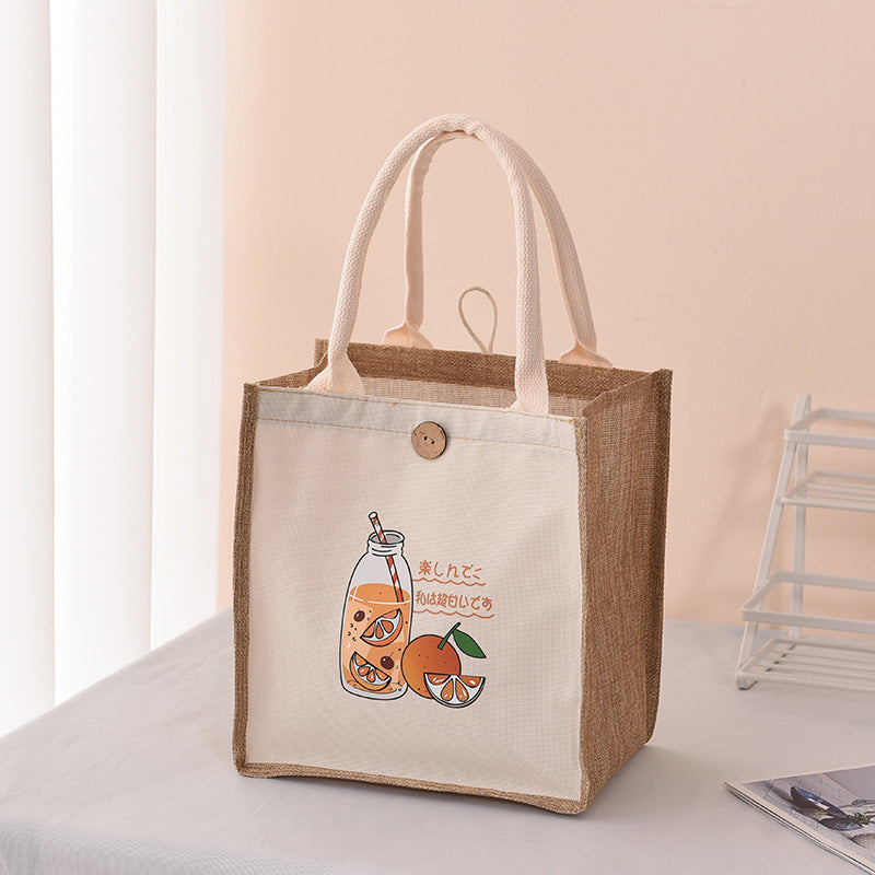 Blank Canvas Painting Jute Cotton Linen Handbags