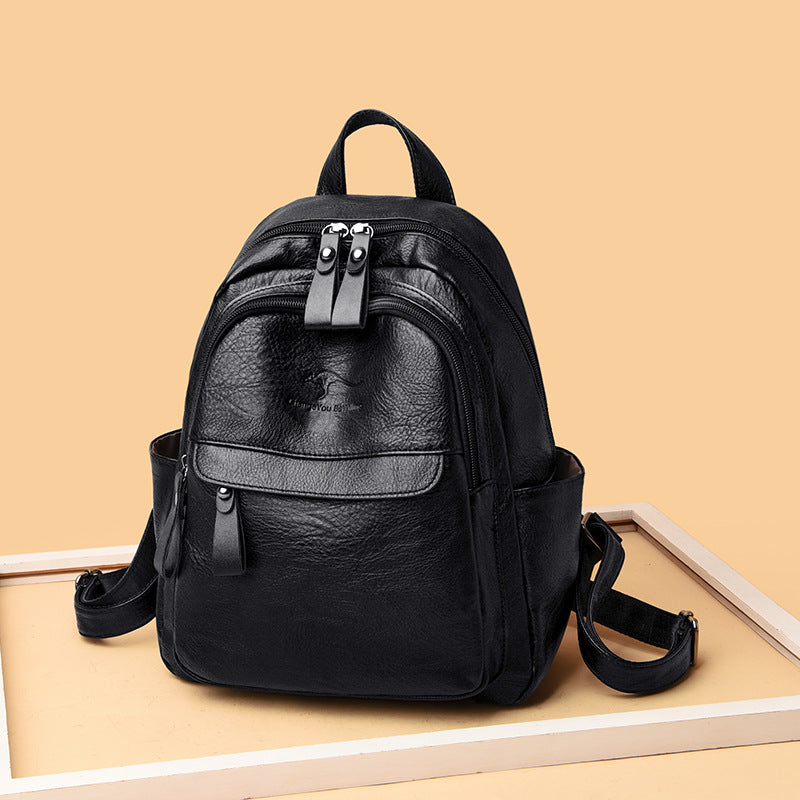 Women's For Trendy Korean Versatile Fashion Soft Backpacks