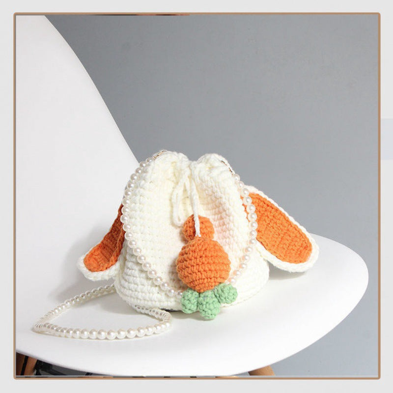 Hand-woven Wool Handmade Strawberry For Girlfriend Crossbody Bags
